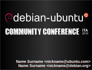 Debian Ubuntu Community Conference